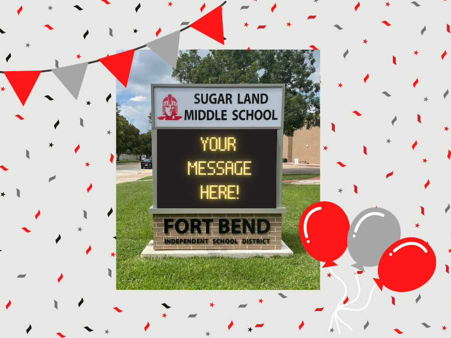  Birthday Messages on SLMS Marquee